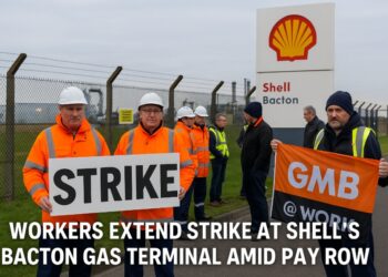 Workers Extend Strike at Shell’s Bacton Gas Terminal Amid Pay Row