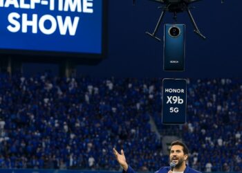 HONOR and Al Hilal Deliver Record-Breaking Half-Time Spectacle to Mark Saudi Launch of HONOR X9d 5G
