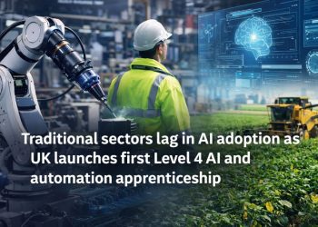 Traditional sectors lag in AI adoption as UK launches first Level 4 AI and automation apprenticeship