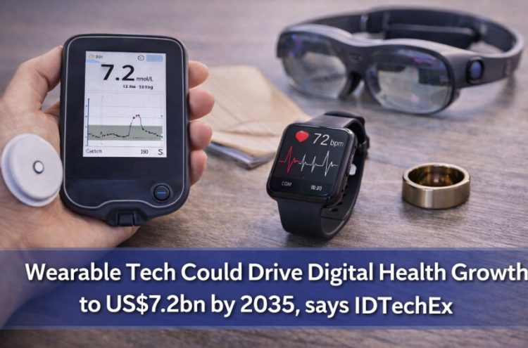 Wearable tech to drive digital health data growth as market forecast hits US.2bn by 2035, says IDTechEx