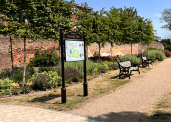 New Information Boards Installed at Grundy Park Following Regeneration Works
